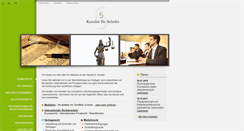 Desktop Screenshot of anwaltskanzlei-scholtz.de